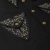 Studded Wool Overshirt