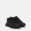 Trigreca Jacquard Leather Sneakers