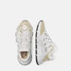 Trigreca Jacquard Leather Sneakers
