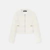 Tweed Cotton Zipped Jacket
