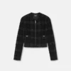 Tweed Cotton Zipped Jacket
