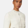 Tweed Cotton Zipped Jacket