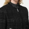 Tweed Cotton Zipped Jacket