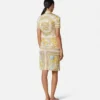 Underwater Barocco Fitted Midi Shirt Dress