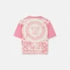 Underwater Barocco Safety Pin Crop T-Shirt