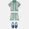Underwater Barocco Silk Kids Shorts
