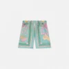 Underwater Barocco Silk Kids Shorts