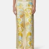 Underwater Barocco Silk Pants