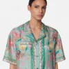Underwater Barocco Silk Shirt