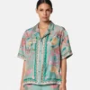 Underwater Barocco Silk Shirt