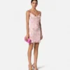 Underwater Barocco Slip Mini Dress