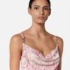 Underwater Barocco Slip Mini Dress