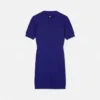 V Allover Jacquard Knit Midi Dress