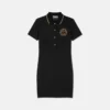 V-Emblem Midi Polo Dress