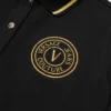 V-Emblem Midi Polo Dress