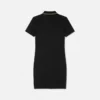 V-Emblem Midi Polo Dress