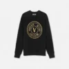 V-Emblem Relaxed-Fit Sweatshirt