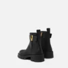 V Leather Ankle Boots