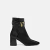 V Leather Boots 70 mm