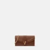 V Leather Wallet On Chain