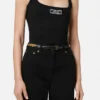 V2025 Chain Leather Belt 2 cm