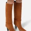 V2025 Suede Boots 85 mm