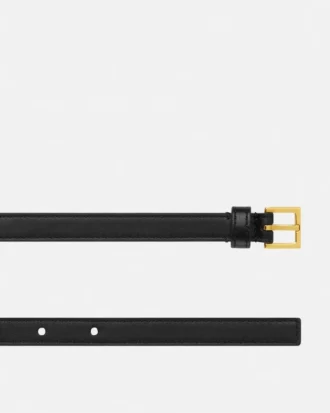 Versace Logo Leather Belt 1.5 cm