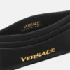 Versace Tag Leather Card Holder