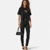 Versace Tag Nappa Bowling Bag