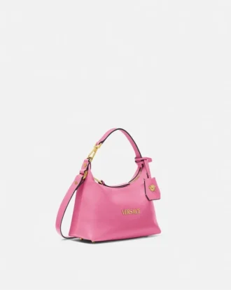 Versace Tag Nappa Hobo Bag