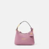 Versace Tag Suede Hobo Bag