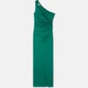 Viscose-Jersey Draped Gown