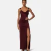 Viscose-Jersey Draped Gown