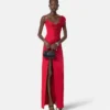 Viscose-Jersey Draped Gown