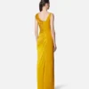 Viscose-Jersey Draped Gown