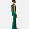Viscose-Jersey Draped Gown