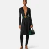 Viscose-Jersey Midi Dress