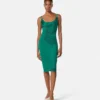 Viscose-Jersey Midi Dress
