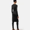 Viscose-Jersey Midi Dress