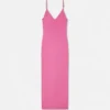 Viscose Knit Midi Dress