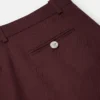 Wool-Blend Formal Pants