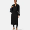 Wool-Cashmere Belted Coat
