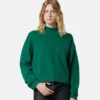 Wool-Cashmere Knit Boxy Sweater