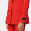 Wool Single-Breasted DV Blazer